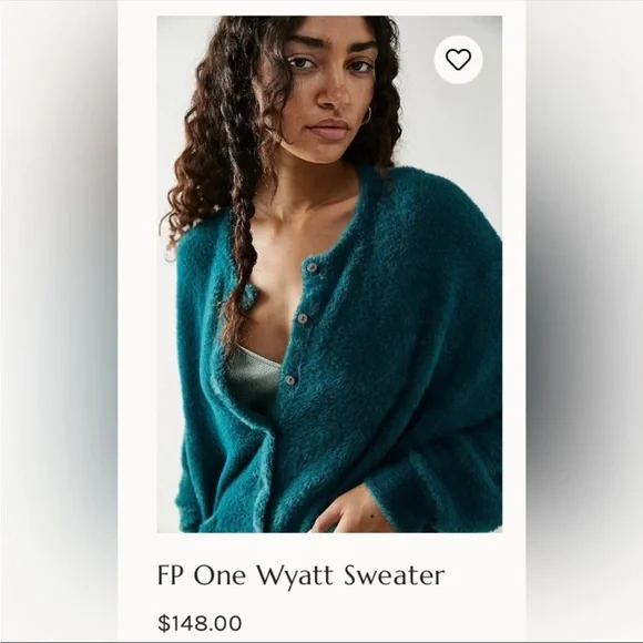 Free people one Wyatt sweater size M